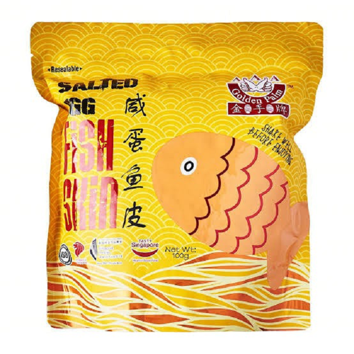 AAA Golden Palm Fish Skin Salted Egg 100gr